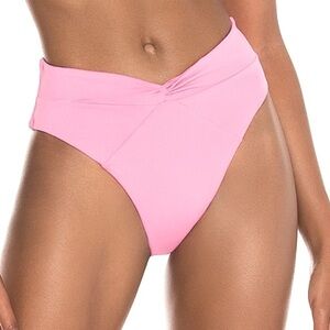 L*space Nancy Lee Bitsy Bikini Bottom in Pink size Small